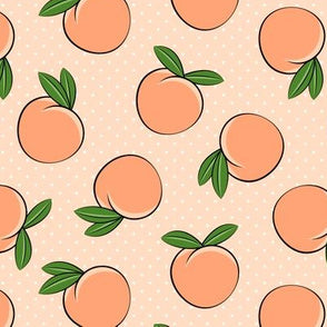 Peaches Polka Dots - BARK 