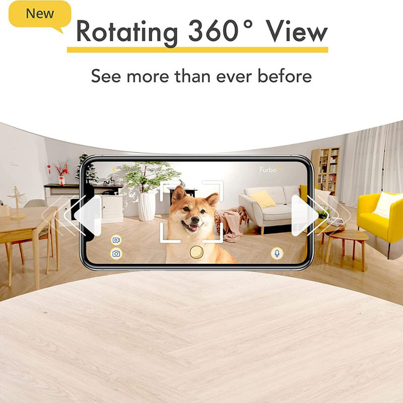 Cámara de vigilancia 360° para perros - Furbo – BARK