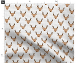 Cute reindeer in grey strips - BARK 