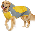 Capote ajustable para perros con rayas reflectivas - Raincoat