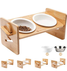 Plato elevado para perros y gatos
